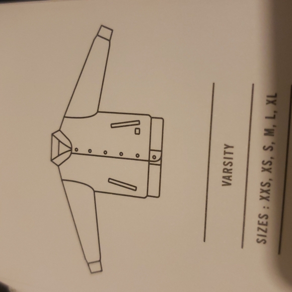 Women's Varsity Jacket by Herschel, Color - peacoat, Size XL, Originally $149.99 - Picture 9 of 12